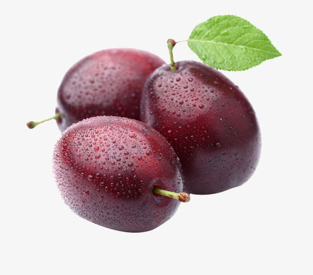 新鲜乌梅高清素材 产品实物 暗红色 水果.